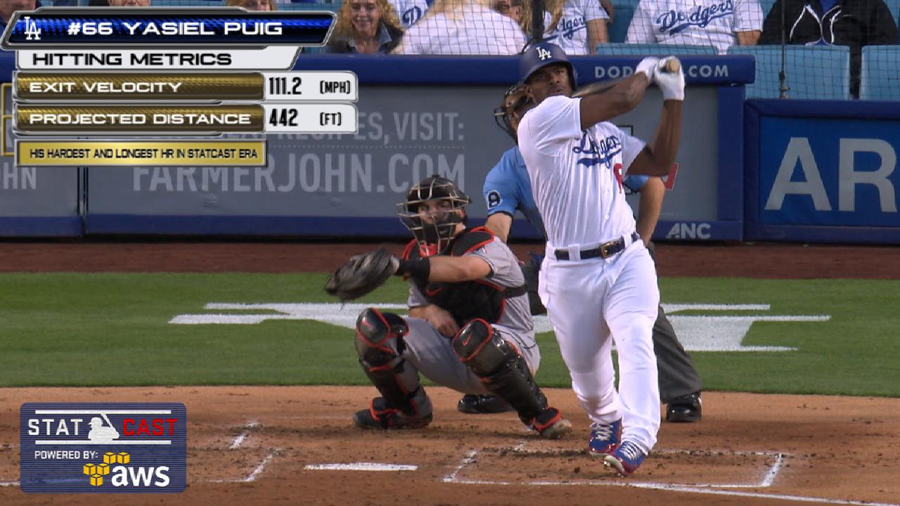 Puig's long HR backs Ryu in win vs. Marlins