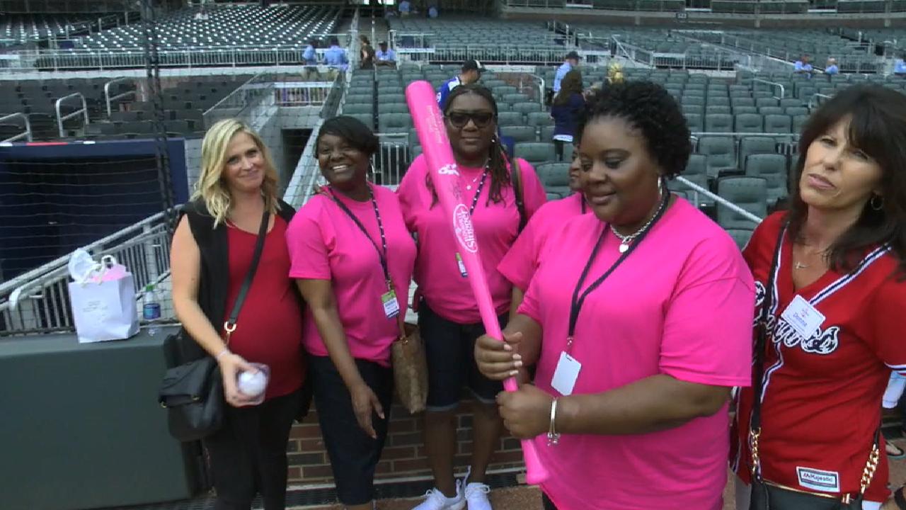 Braves honor local fan as Honorary Bat Girl