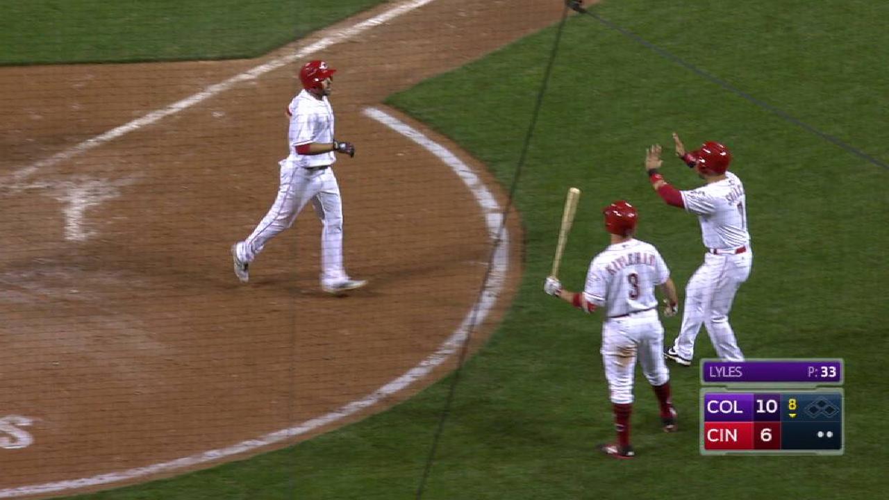 Peraza's first homer of 2017