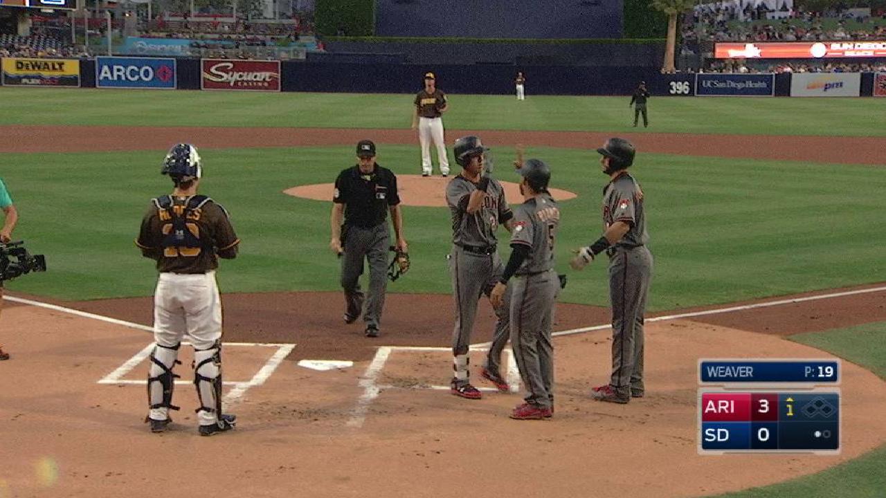 Lamb's three-run home run