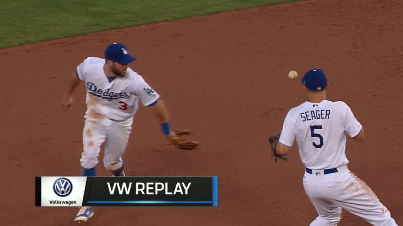 Taylor, Seager turn a nice DP