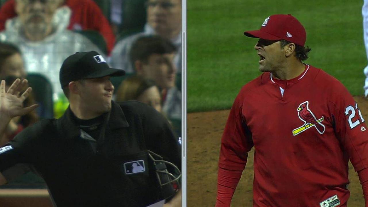 Matheny gets tossed in the 7th