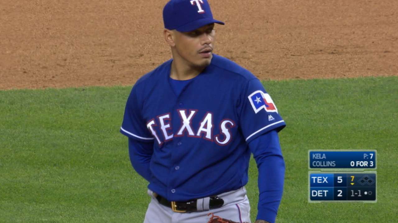 Kela fans four in relief