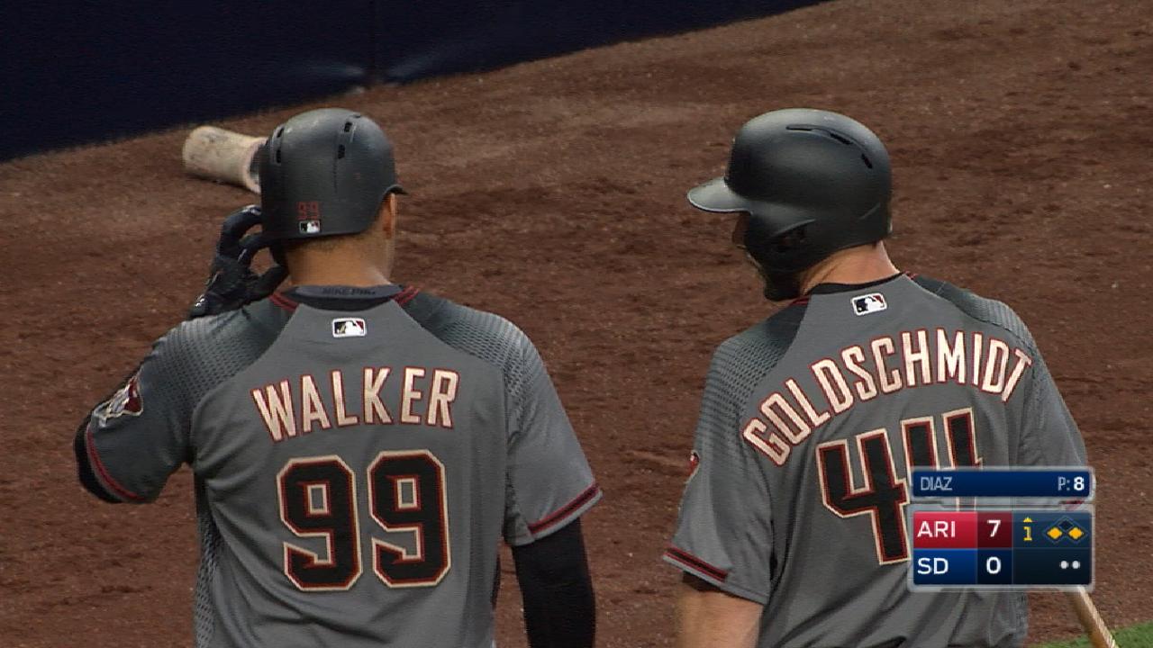 D-backs' eight-run 1st inning