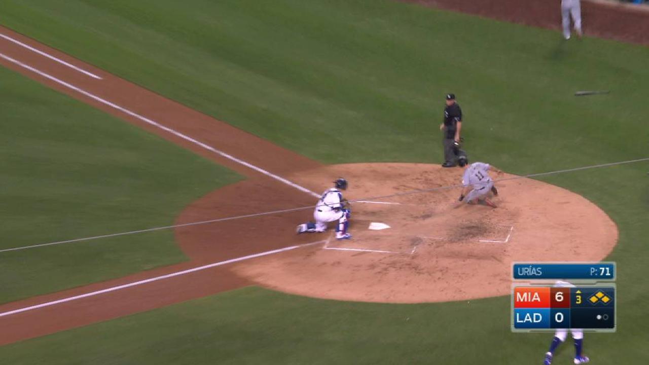 Riddle's two-run double