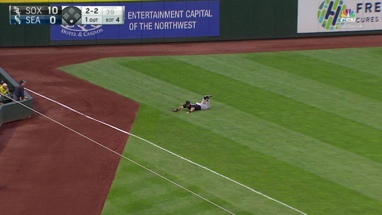 Cabrera's diving catch