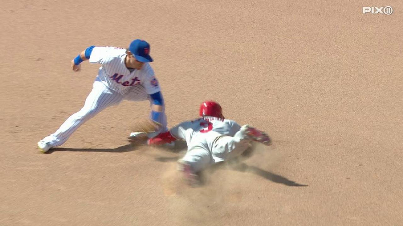 Plawecki throws out Espinosa