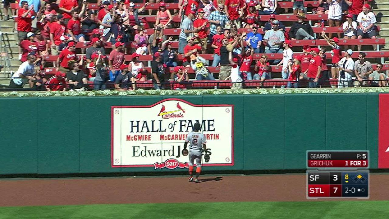 Grichuk working with strategist to spark bat