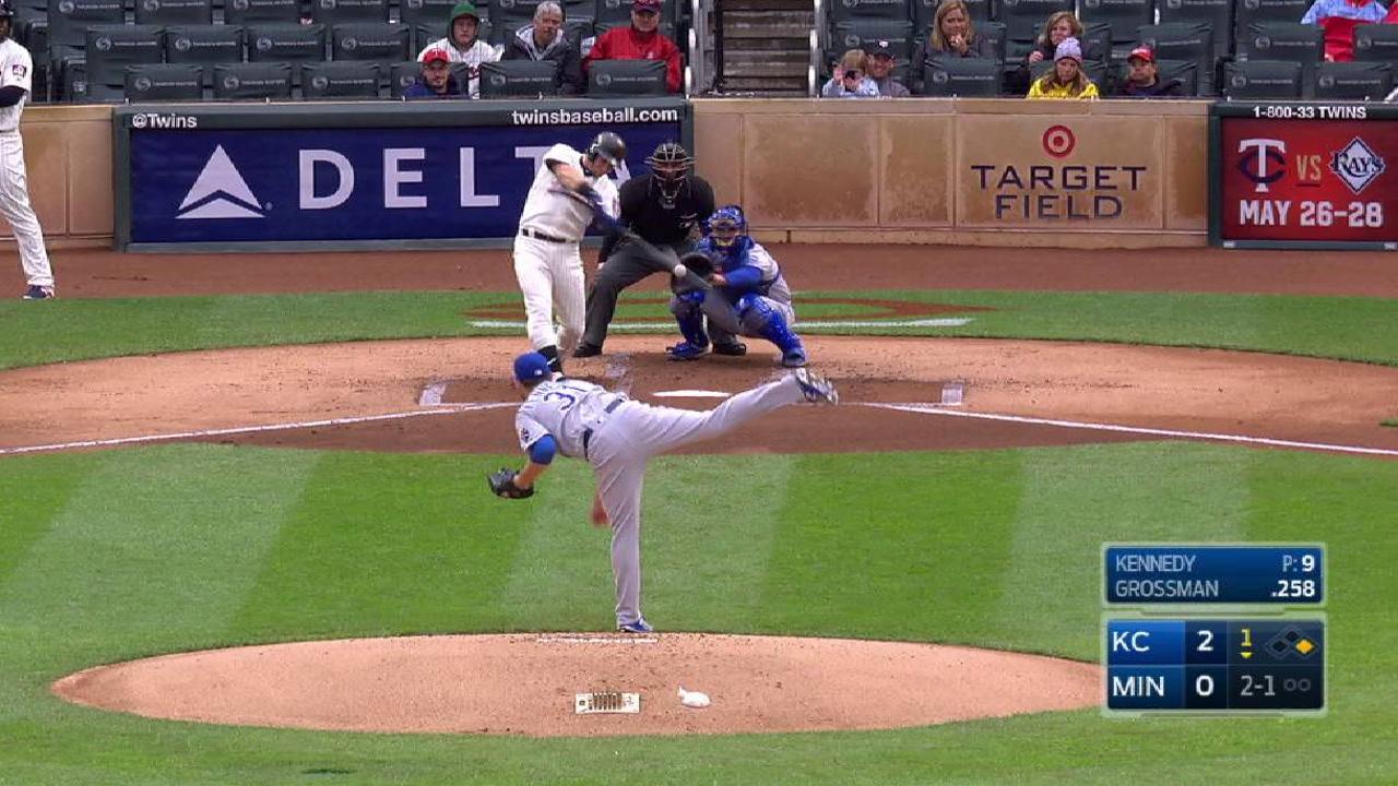 Grossman's two-run home run