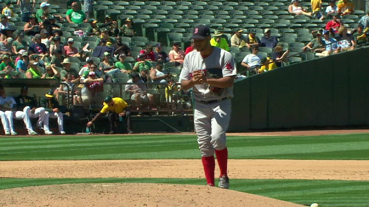 Rodriguez strikes out Plouffe
