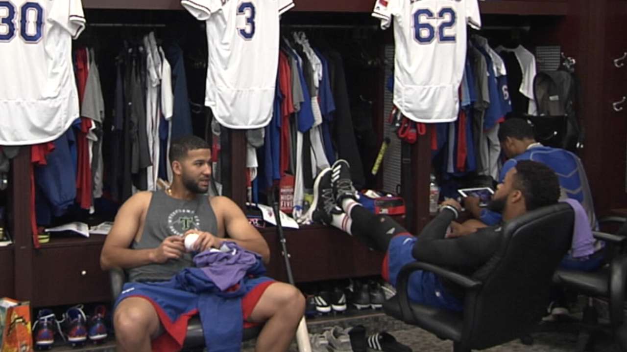 En Sus Palabras: Nomar Mazara, jardinero de los Rangers de Texas