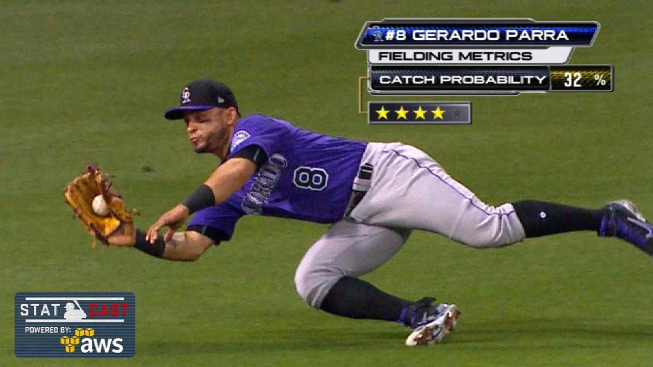 Statcast: Parra's four-star grab