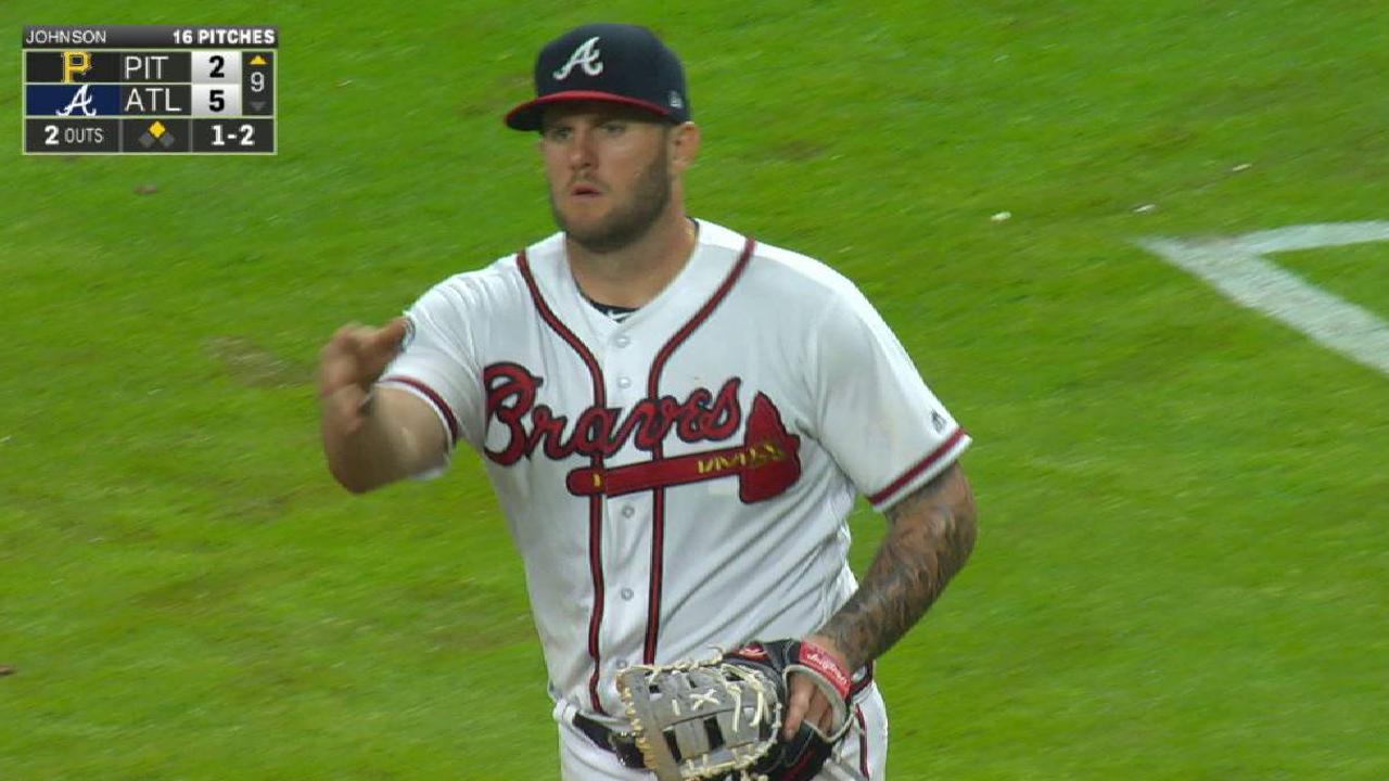 Johnson notches the save