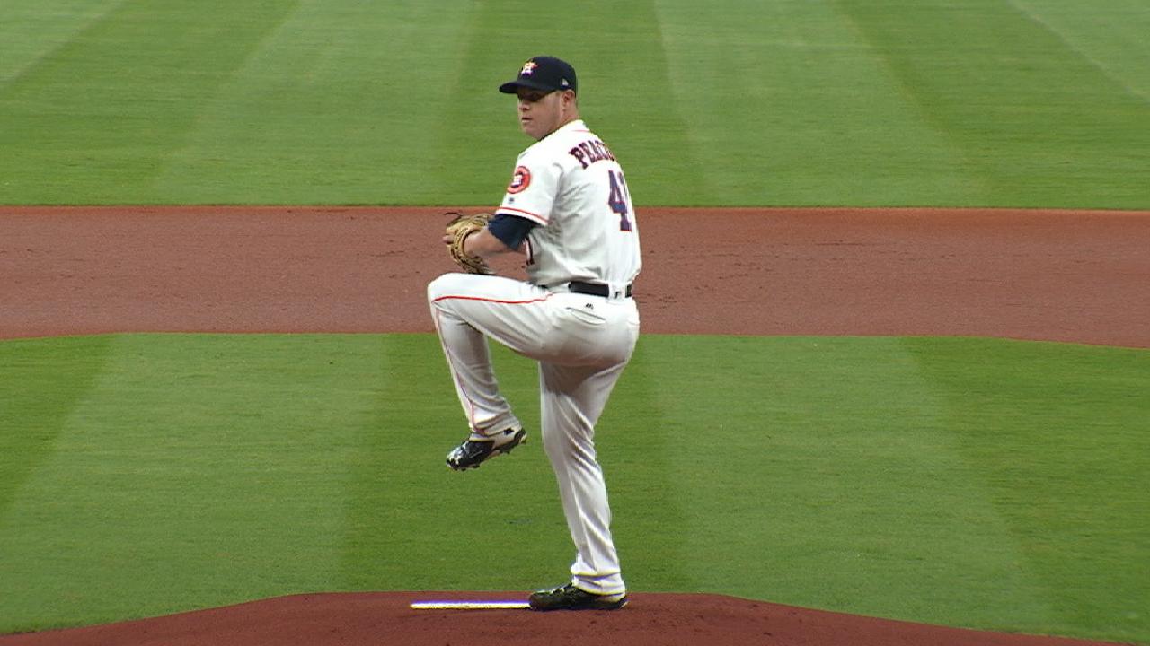 Peacock whiffs eight Tigers