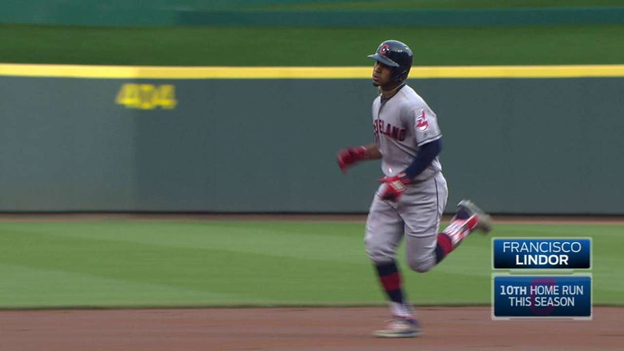 Lindor's solo home run