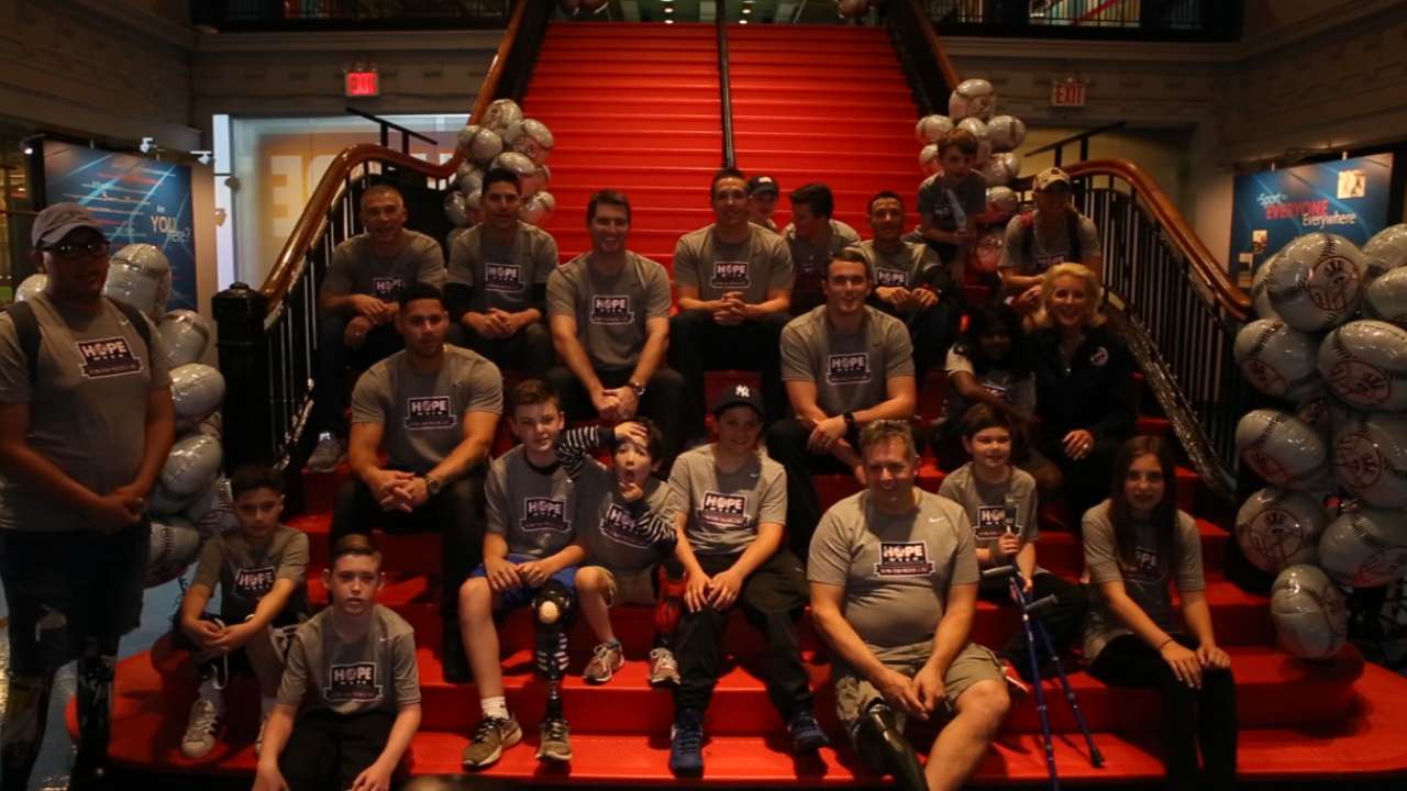 Yankees 'One Step Ahead' when helping kids