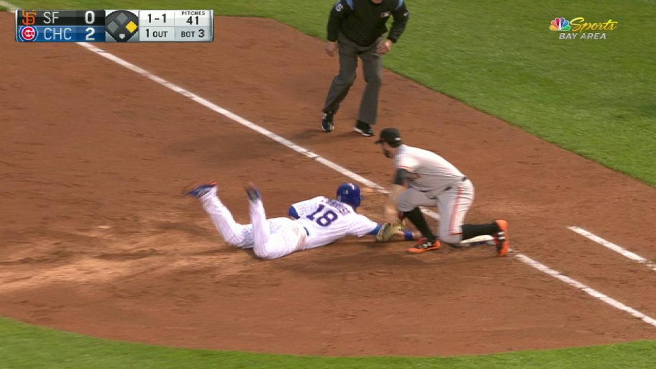 Cueto picks off Zobrist