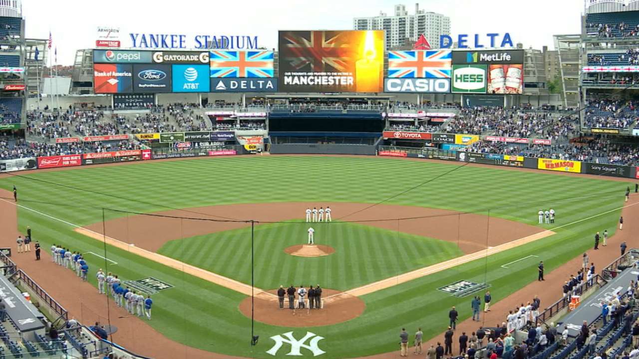 Yanks play 'God Save the Queen' for victims