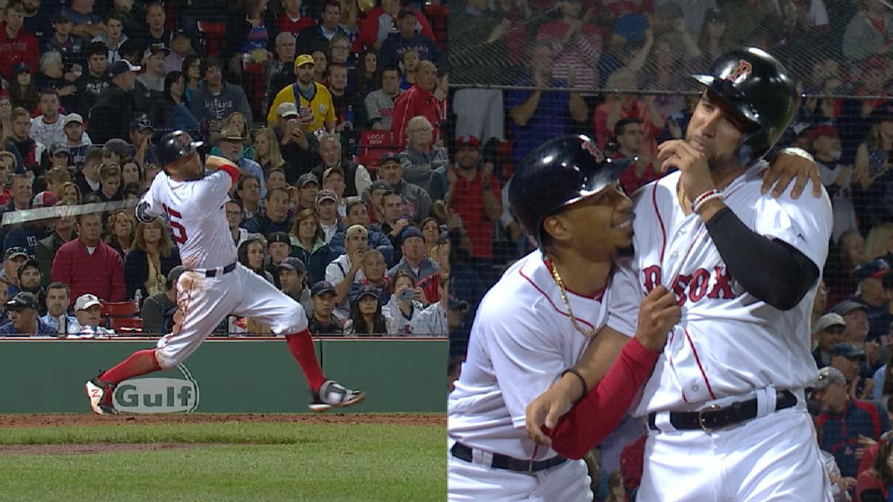 Bates respaldaron a Porcello en paliza de Medias Rojas sobre Rangers