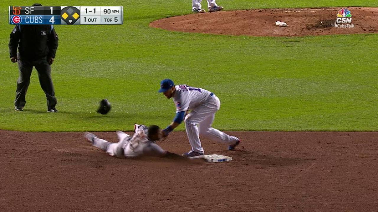 Contreras throws out Nunez