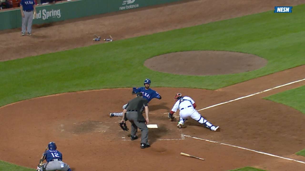 Banister: Rangers hurt by walks, not replay