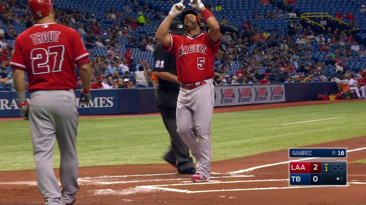 Image result for Pujols homers; now just 3 shy of No. 600