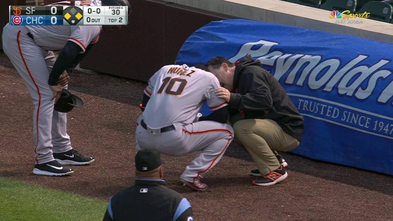 Nunez's injury could affect Giants' roster move