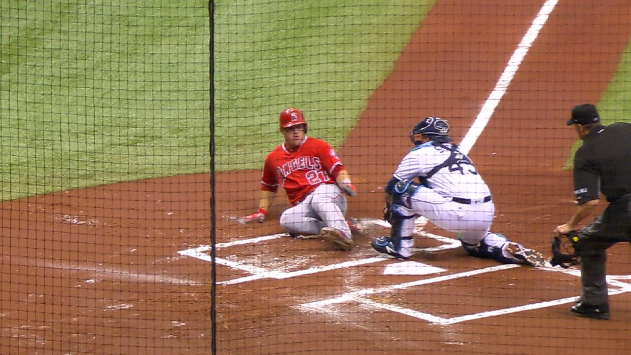 Rays nab Trout at home