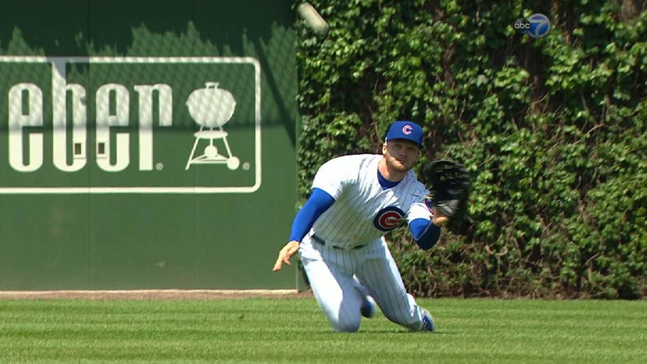 Happ's impressive diving grab