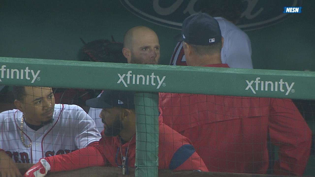 Farrell on Pedroia leaving game