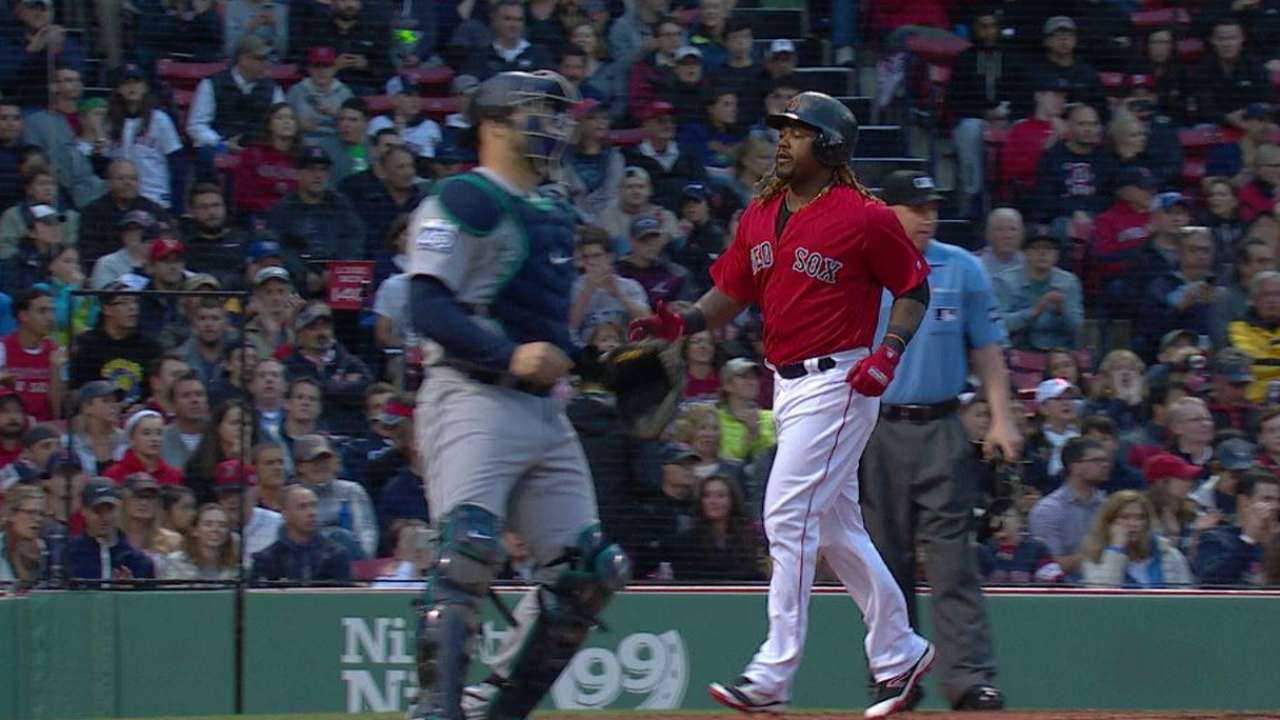 Rodríguez blanquea a Seattle y Boston suma 5to triunfo en fila