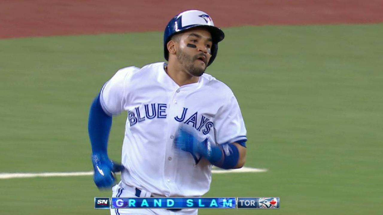 Travis' grand slam powers Jays past Rangers