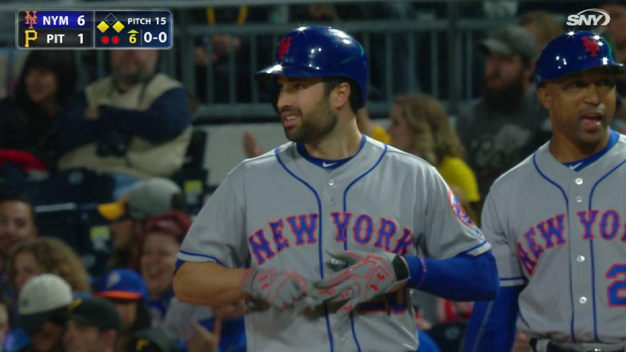 Walker's RBI bloop single