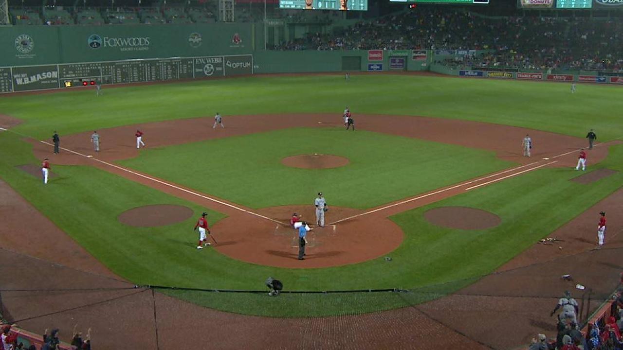 Rutledge scores on a wild pitch