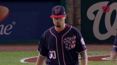 Scherzer pitches into 9th, Nationals beat Padres