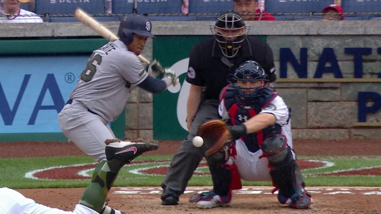 Strasburg strikes out Renfroe