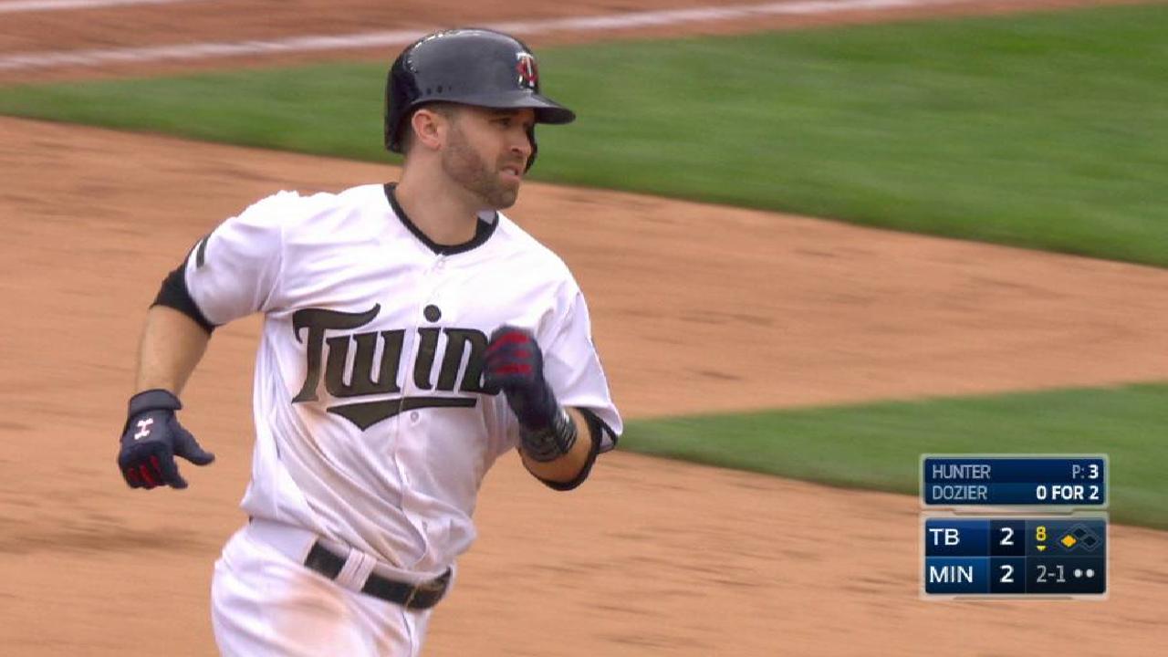 Brian Dozier define triunfo de Mellizos ante Rays con un jonrón