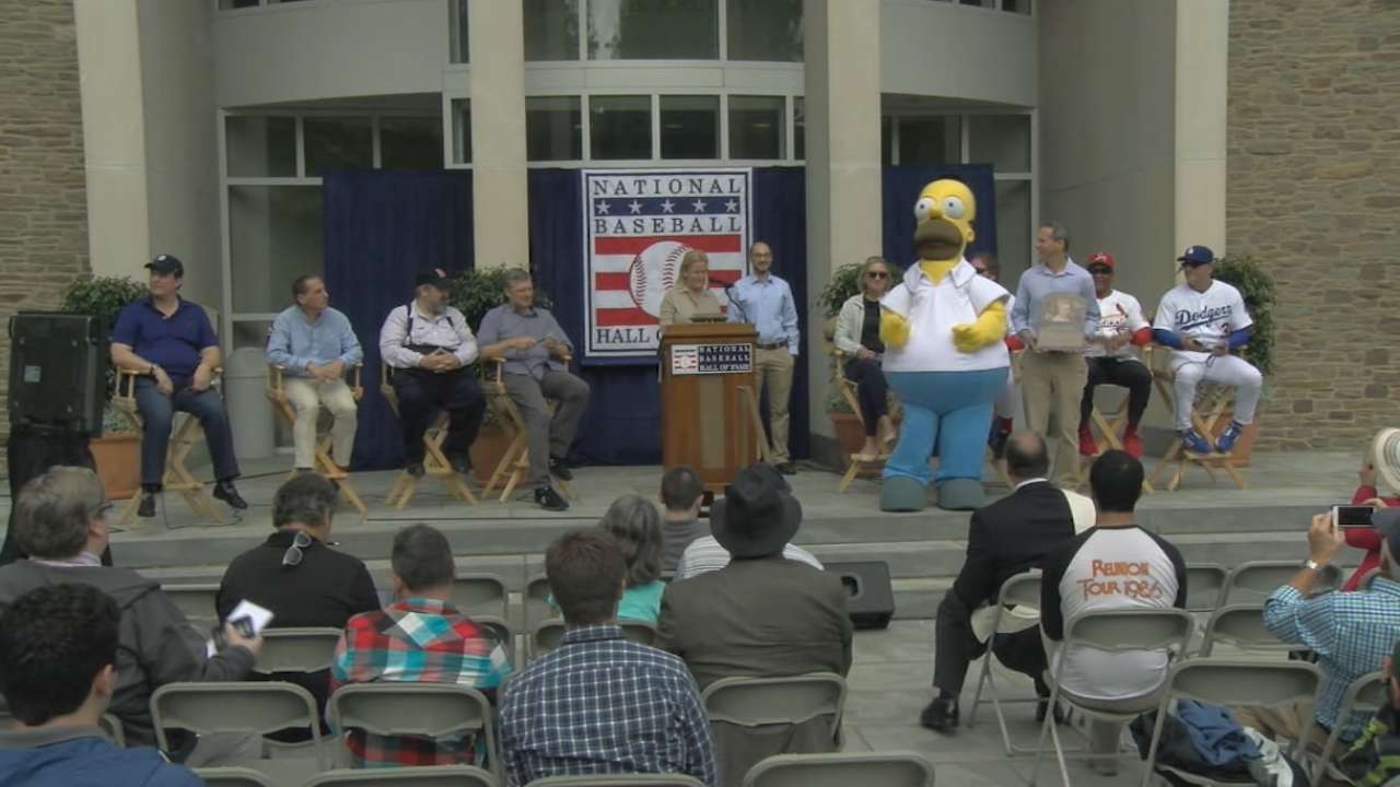 Woo hoo! Homer Simpson 'inducted' into Hall