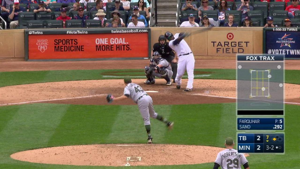 Farquhar strikes out Sano