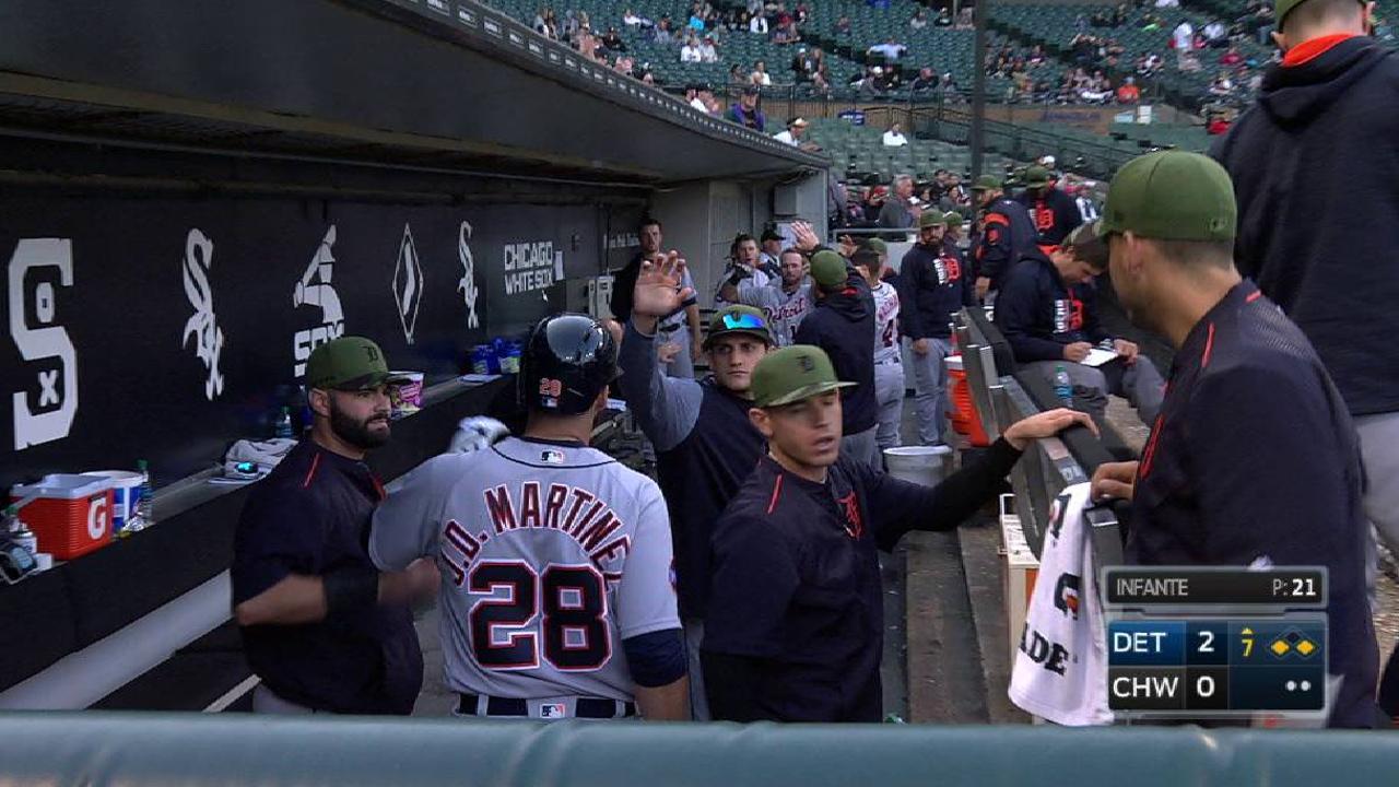 J.D. Martinez's sacrifice fly