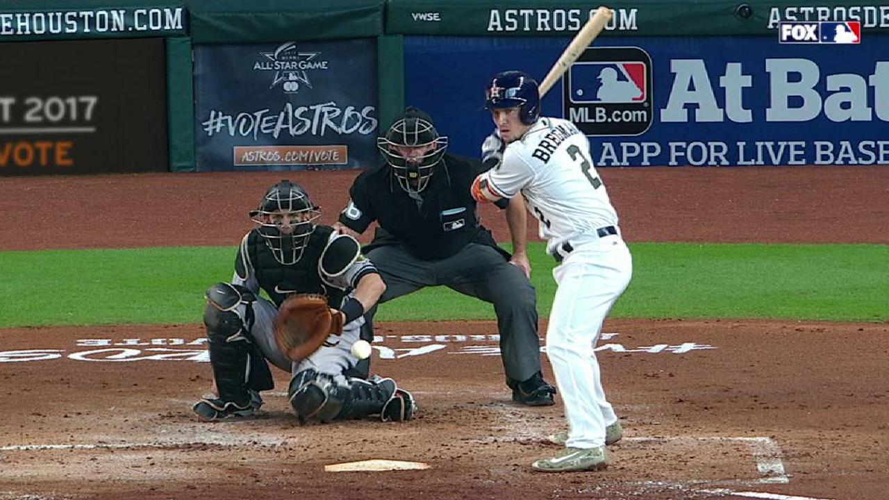 Miley strikes out Bregman