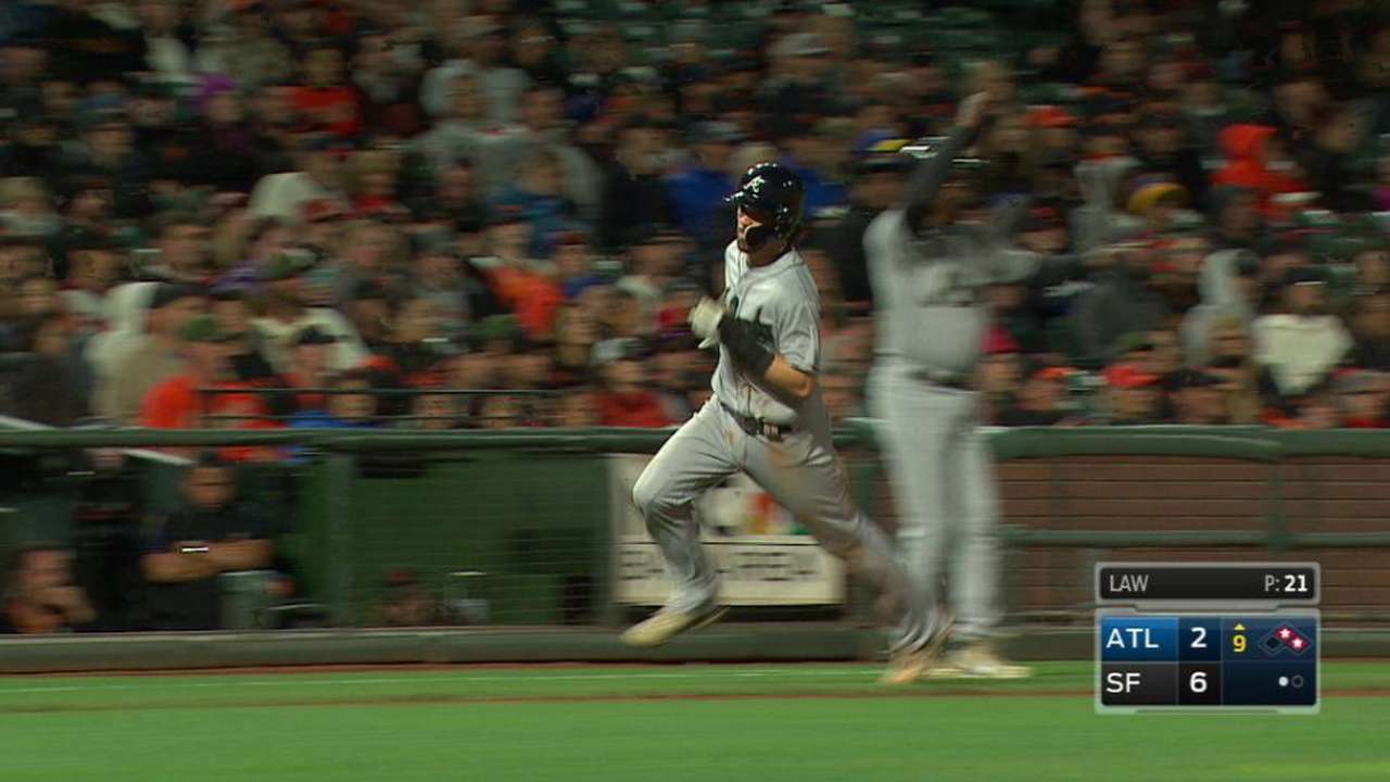 Santana's RBI triple