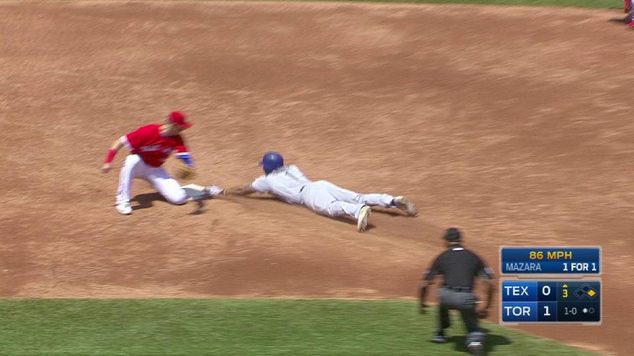 Andrus swipes second