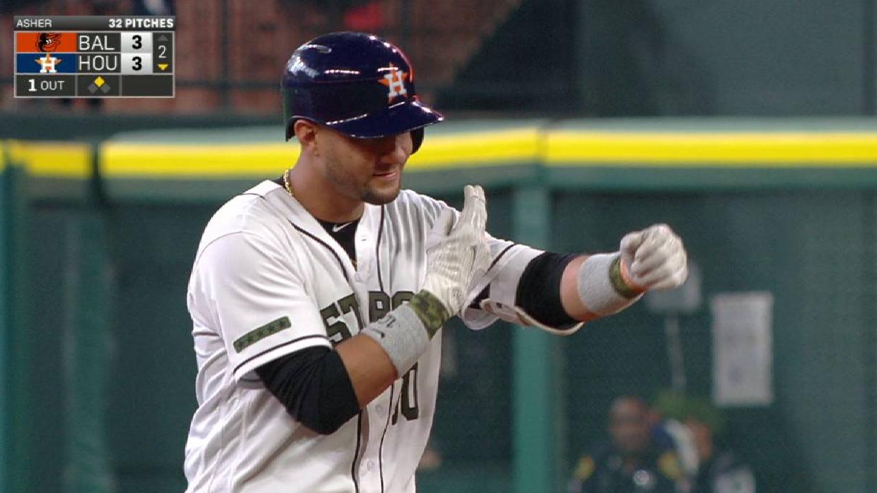 Gurriel doubles in Gonzalez