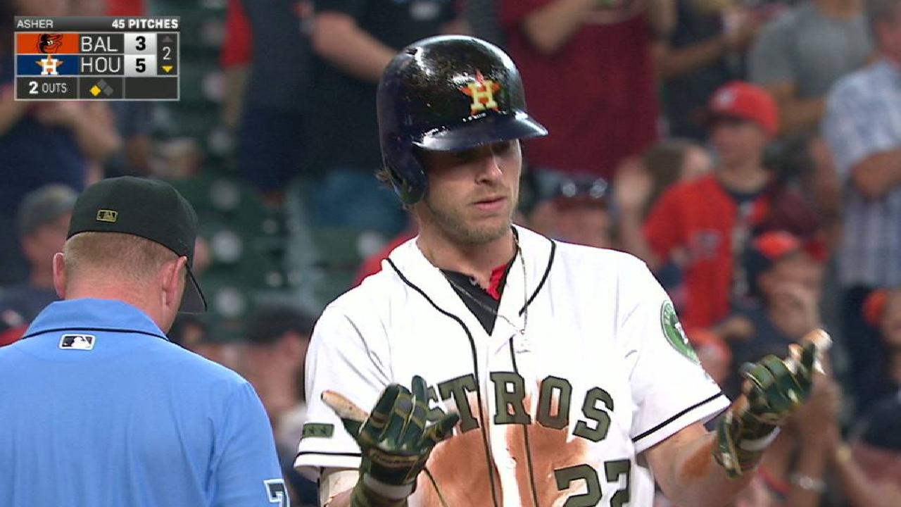 Reddick's triple in the 2nd