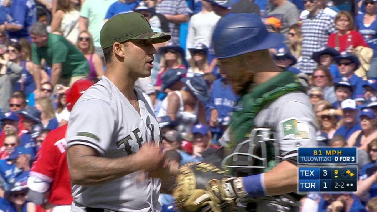 Bush notches the save