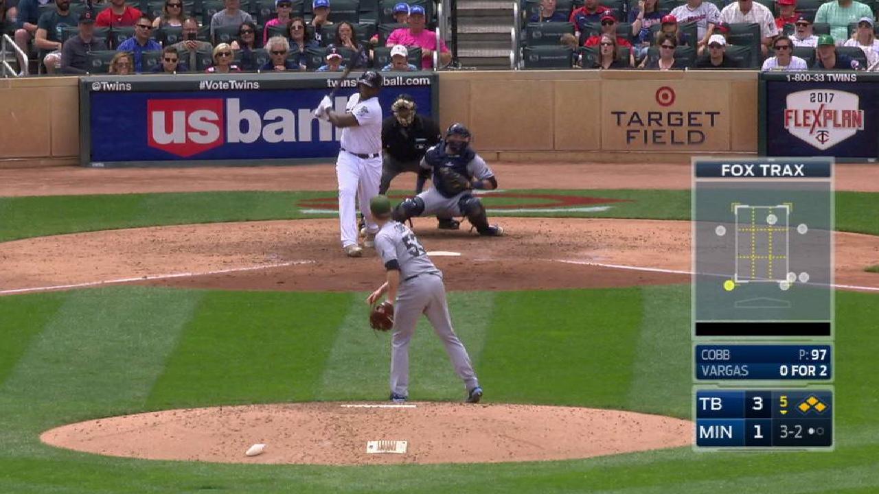 Cobb's clutch strikeout