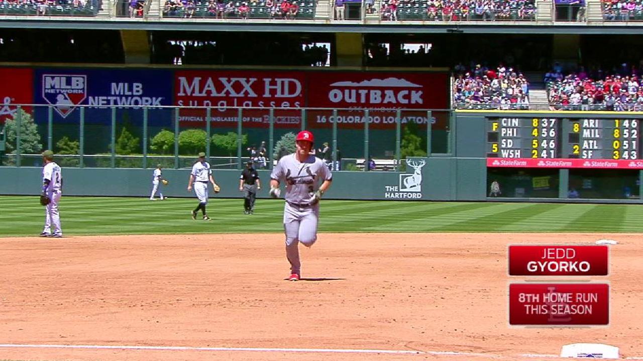 Gyorko's solo homer