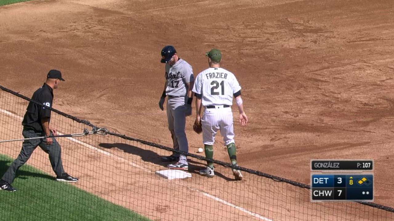 Romine's RBI triple
