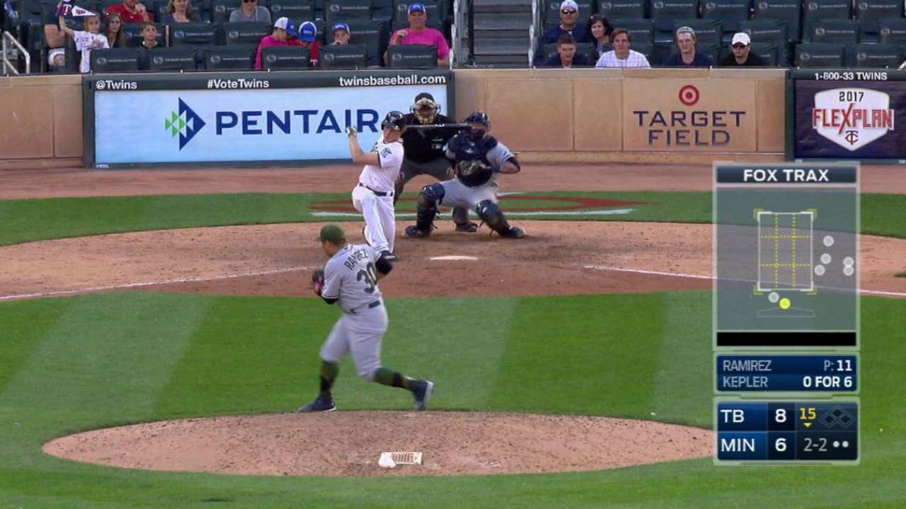 Rays se llevan maratón vs. Mellizos con dos jonrones en la 15ta